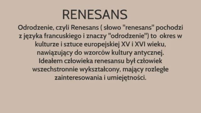 Renesans definicja: Kluczowe cechy i znaczenie w historii kultury Renesans definicja: Kluczowe cechy i znaczenie w historii kultury
