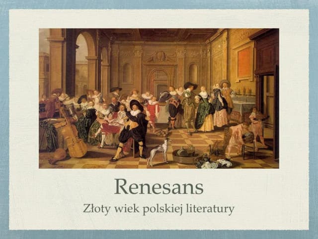 Najważniejsze lektury renesansu, które musisz znać dla lepszego zrozumienia Najważniejsze lektury renesansu, które musisz znać dla lepszego zrozumienia